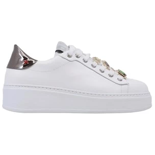 Gio+ G714IN Women's sneaker in white leather