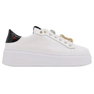 Gio+ G726A Women's Sneaker in White Leather