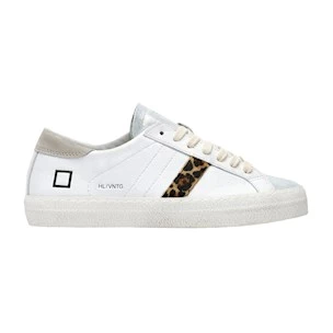 DATE Hill Low Vintage Calf White Leopard HL VC WD sneaker donna