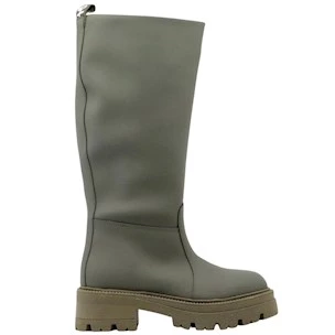 Metisse MAR210 Women's boot in green rubberized leather