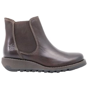Fly London Salv Stivaletto Chelsea Boot donna in pelle marrone