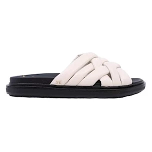 Sam Edelman Vaugn white leather women's sandal