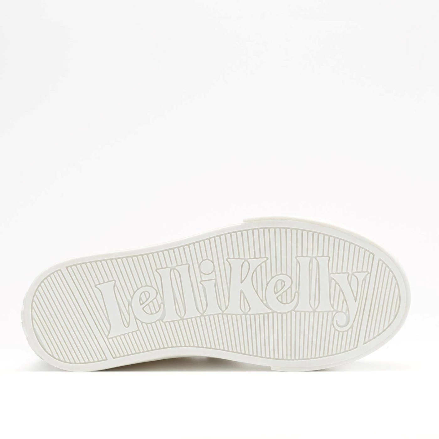 Lelli Kelly LKEA4930 sneakers alta da bambina tessuto bianca