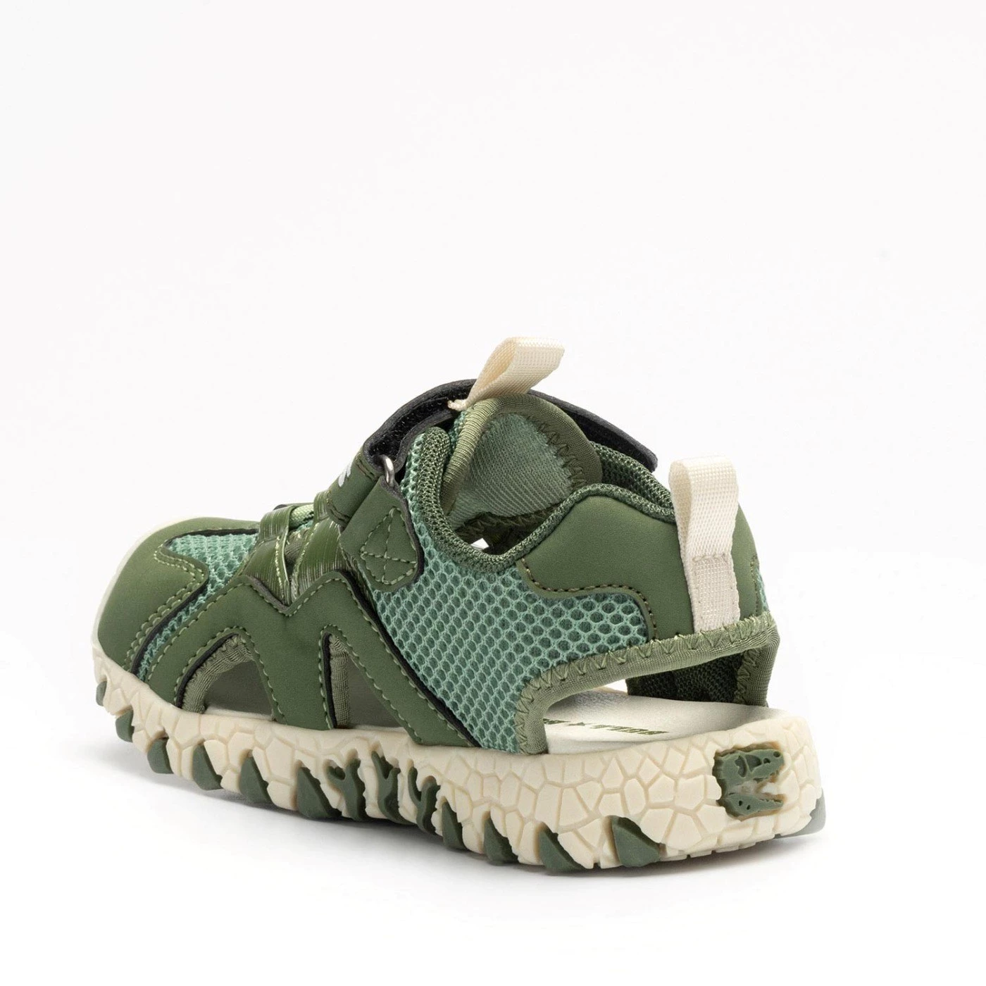 Bull Boys DNCL4533 sandalo sneakers in mesh verde con luci