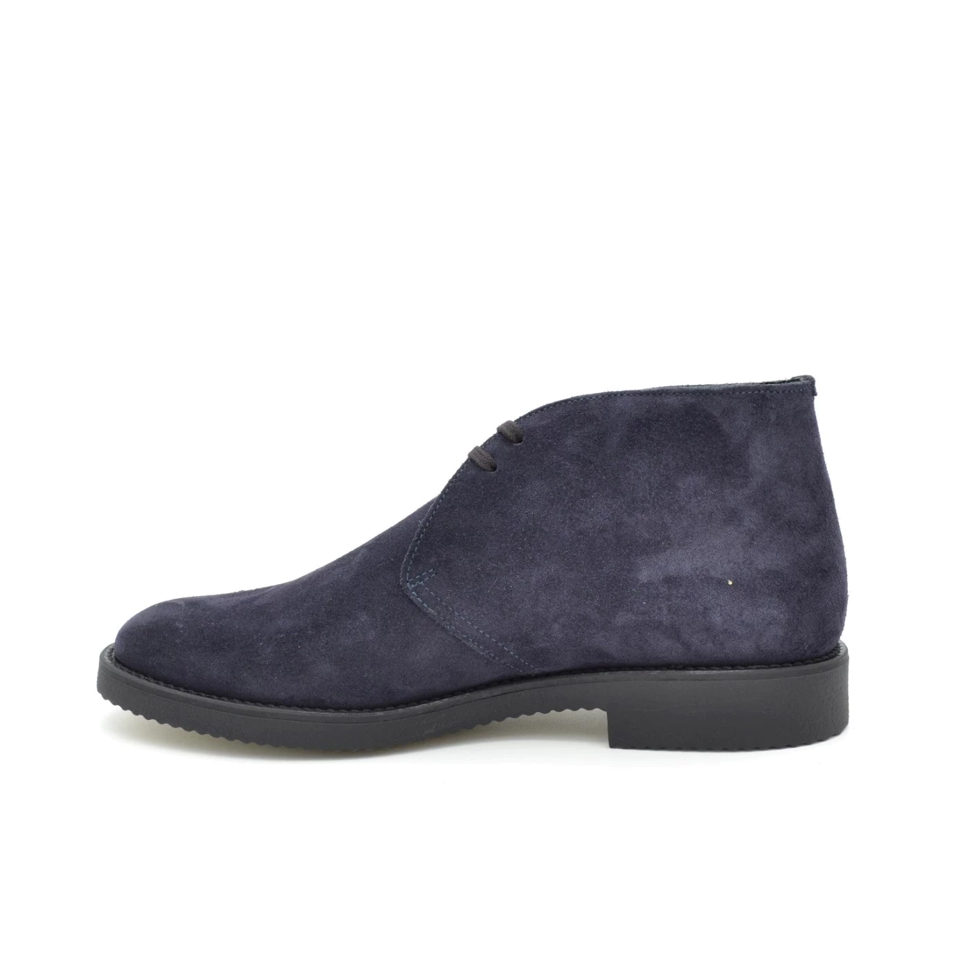 Antica cuoieria 17671 polacchini uomo in camoscio blu