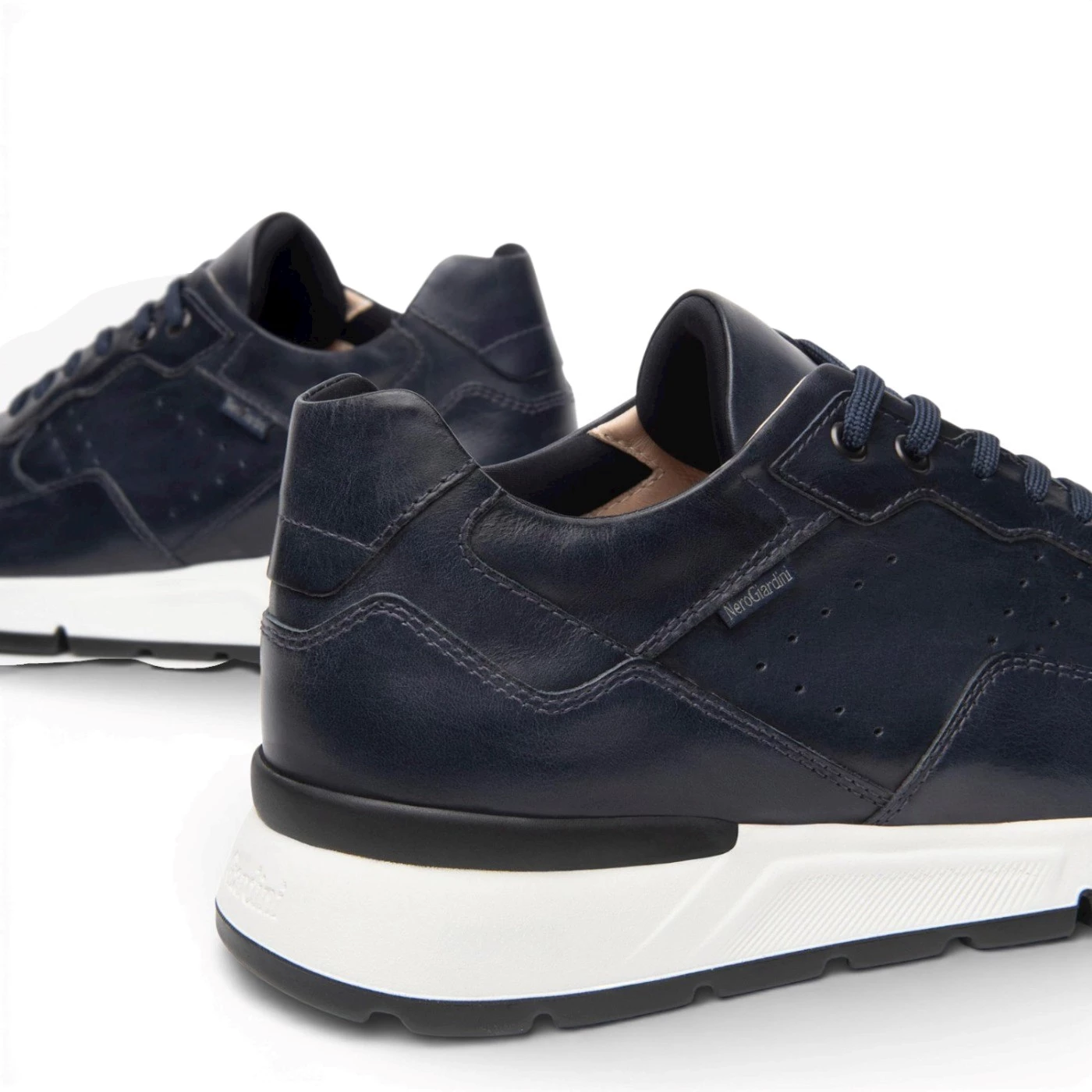 Nero giardini E500640U sneakers in pelle delavato blue