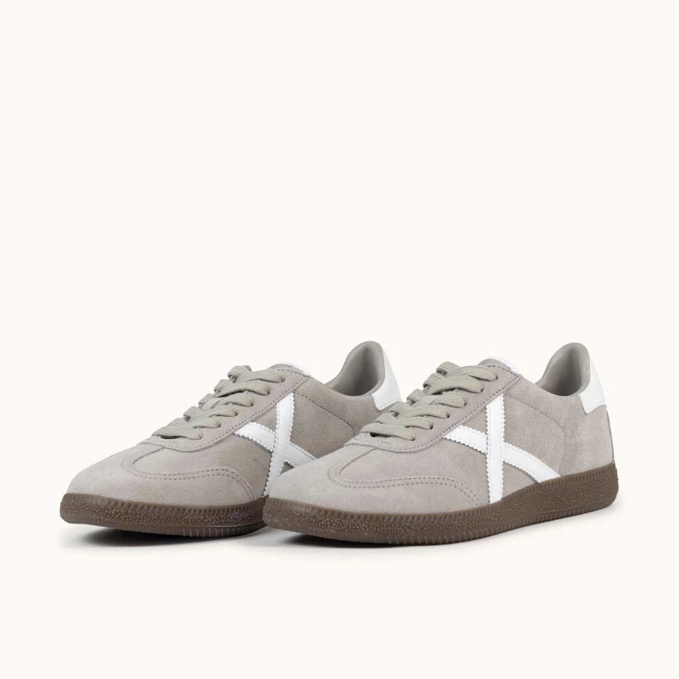 Munich barru 216 Sneakers uomo in camoscio tortora