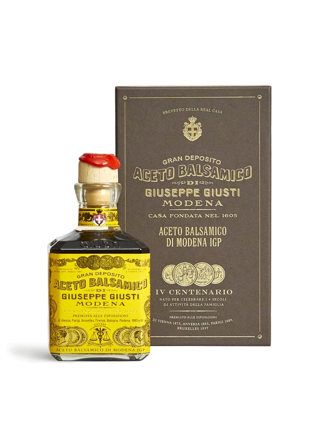 ACETO BALSAMICO DI MODENA CUBICA 4 MEDAGLIE- 250 ML