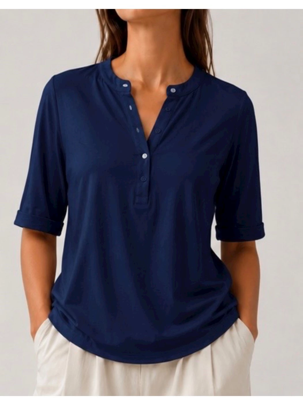 T-Shirt serafino manica 3/4 RAGNO