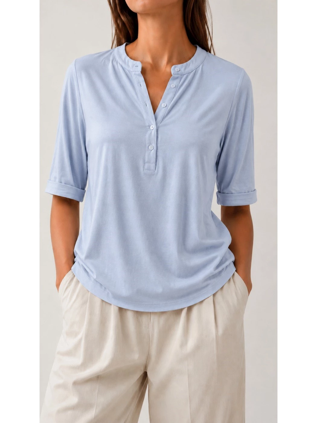 T-Shirt serafino manica 3/4 RAGNO