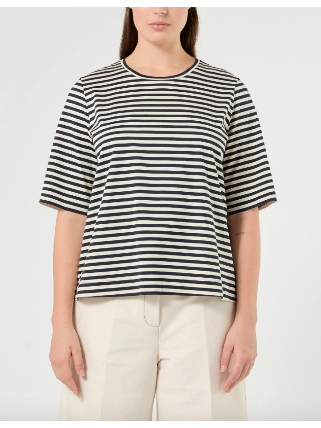 T-Shirt in jersey di cotone Marina Rinaldi 'Voyage'
