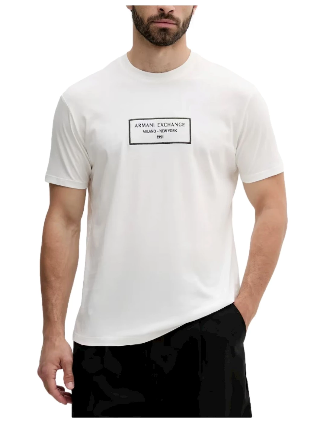 T-Shirt con applicazione Armani Exchange