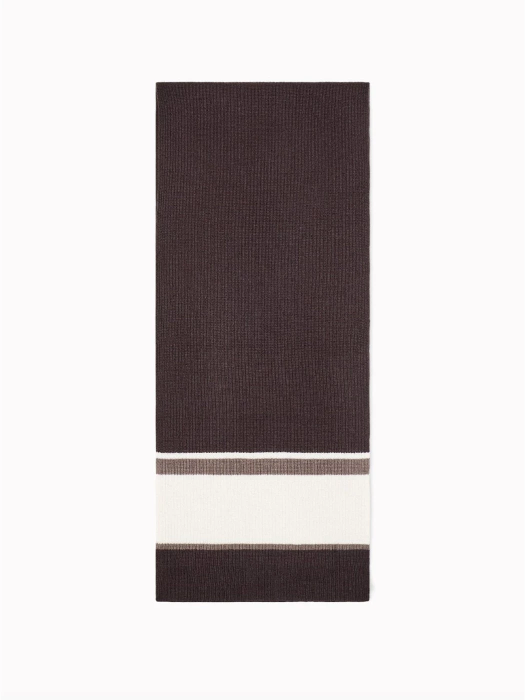 Sciarpa in misto lana a costine Armani Exchange