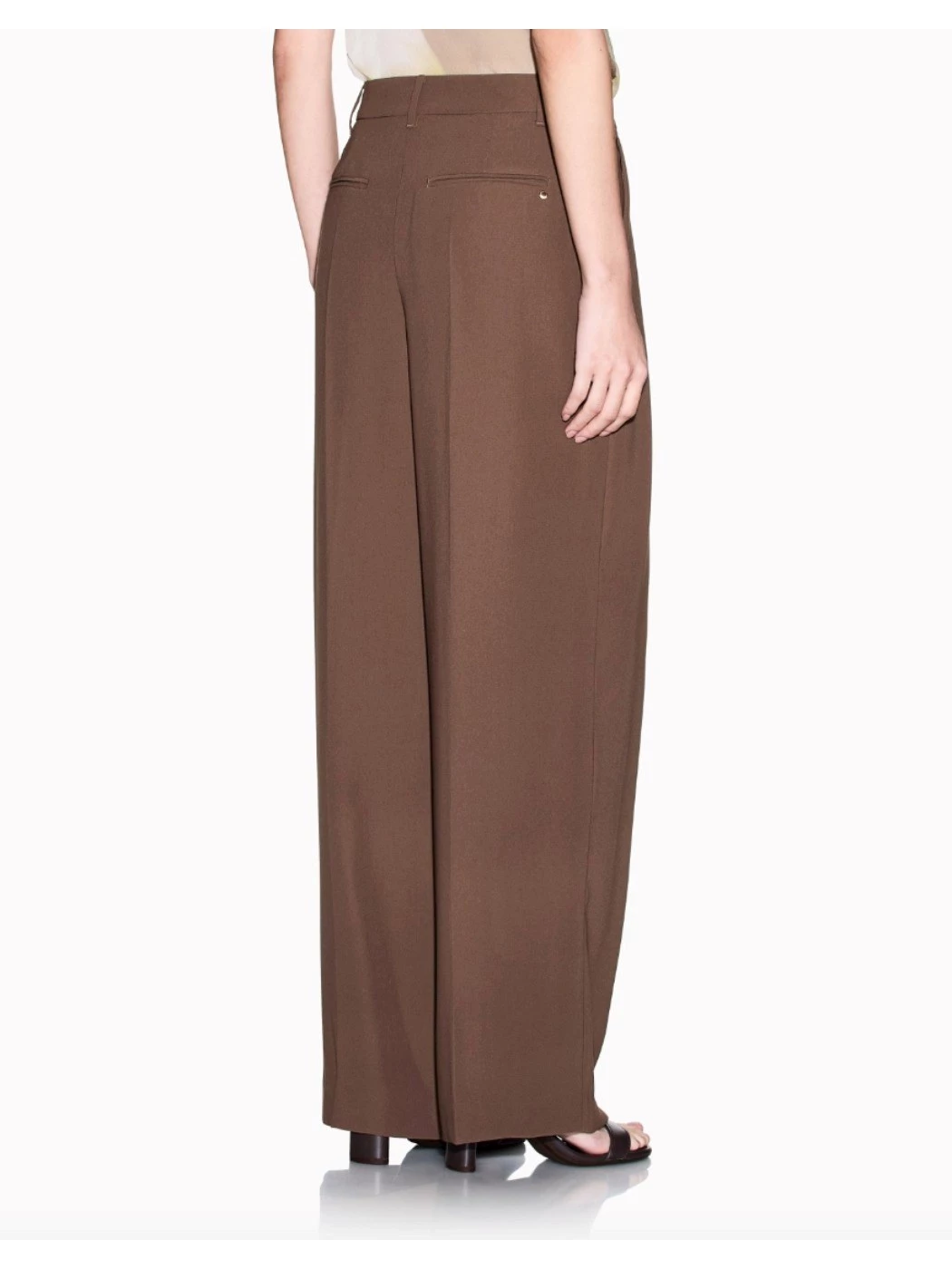 Pantalone classico in georgette Armani Exchange