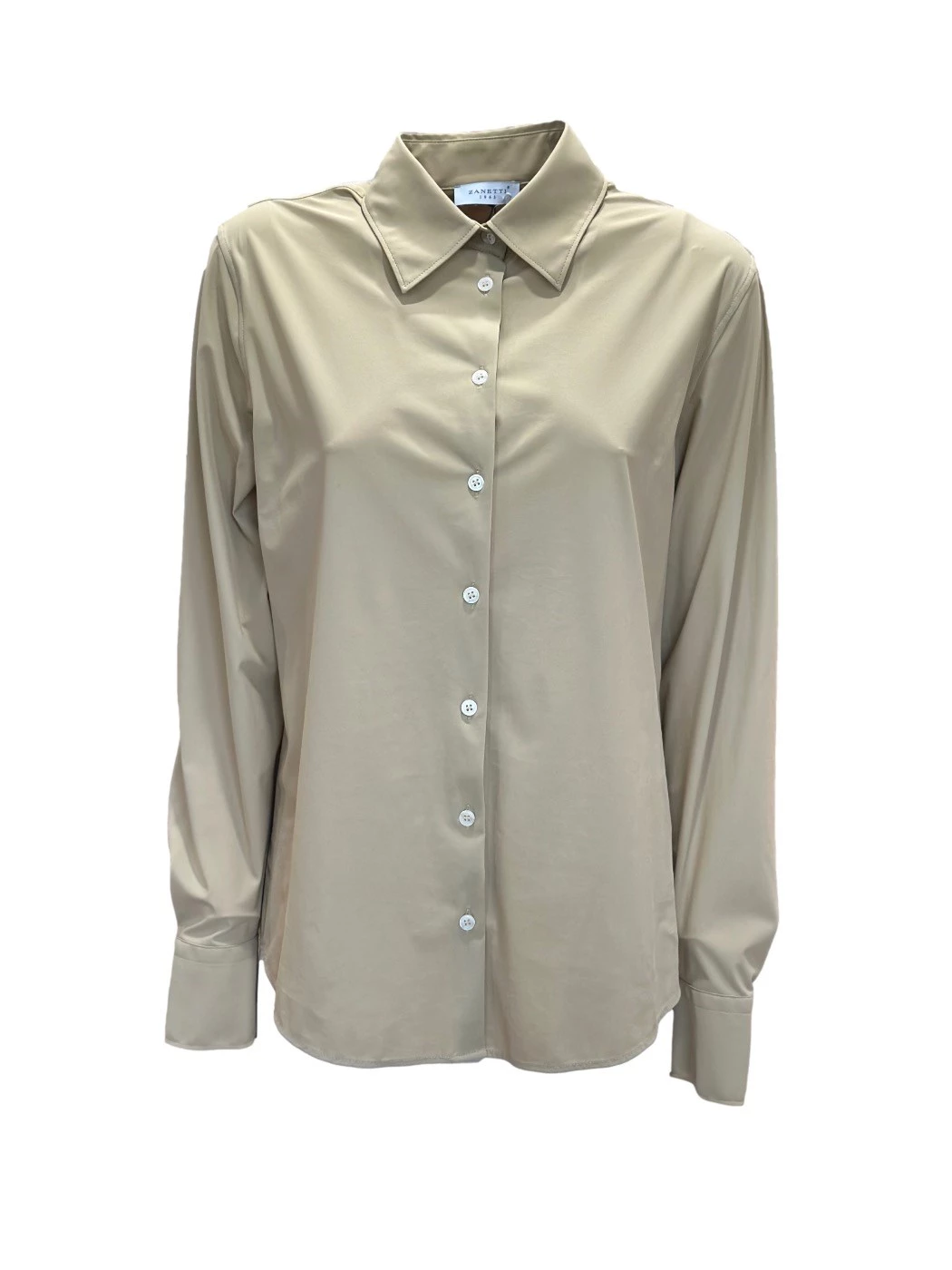 Camicia in jersey elasticizzata Zanetti