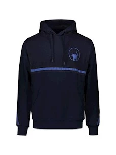 Felpa con cappuccio stampa reflex