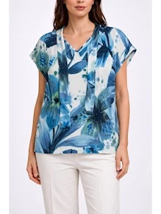 Maglia fantasia floreale acquarello MG