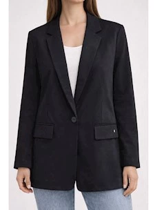 Blazer monopetto in jesery RAGNO