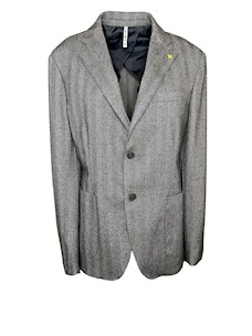 Giacca slim effetto spigato Alessandro Gilles