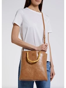 Borsa manico bambù Marella