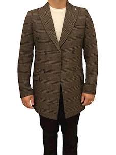 Cappotto doppiopetto fantasia QB/24
