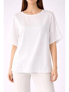 Blusa fluida effetto stropicciato Giulia Valli