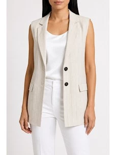 Gilet sartoriale smanicato Giulia Valli