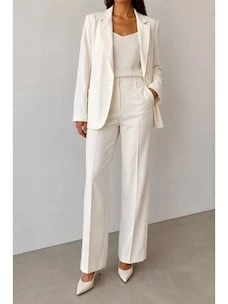 Tailleur bianco elegante Giulia Valli