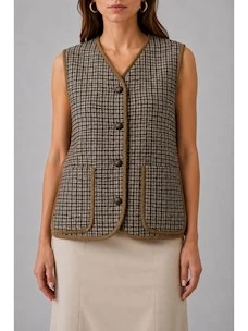 Gilet fantasia check SOLOTRE