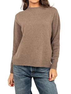 Maglione girocollo in lana e cachemire SOLOTRE