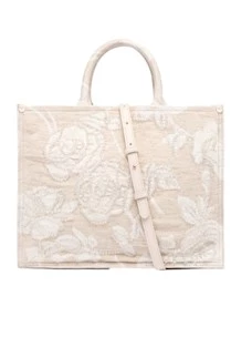 Borsa shopper jacquard a rose BLUGIRL