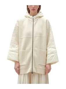 Cappotto in lana e duchesse BLUGIRL
