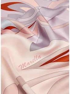 Foulard in raso di pura seta Marella