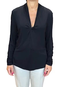 T-Shirt scollo a v Giulia Valli