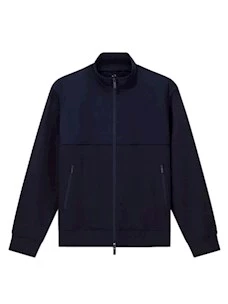 Felpa fullzip bimateriale Armani Exchange