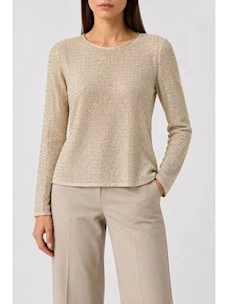 Maglia oro con strass Armani Exchange