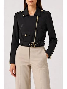Giacca biker con cintura Armani Exchange