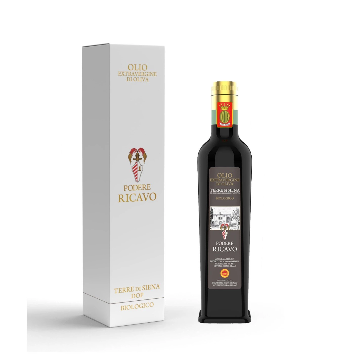 BOTTIGLIA E.V.O. BIO DOP TERRE DI SIENA DA LT. 0,50 CON SCATOLA