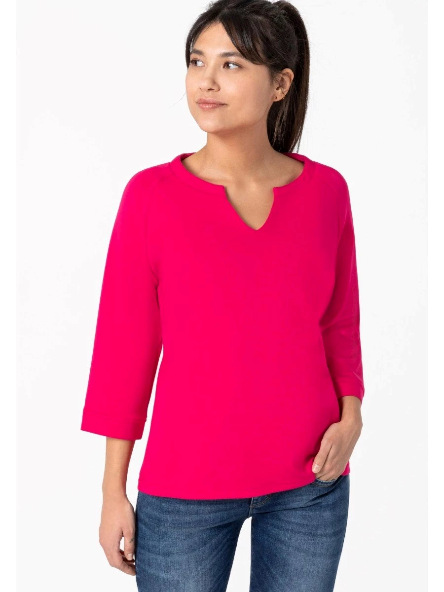 TIMEZONE RAGLAN 3/4 FELPA DONNA