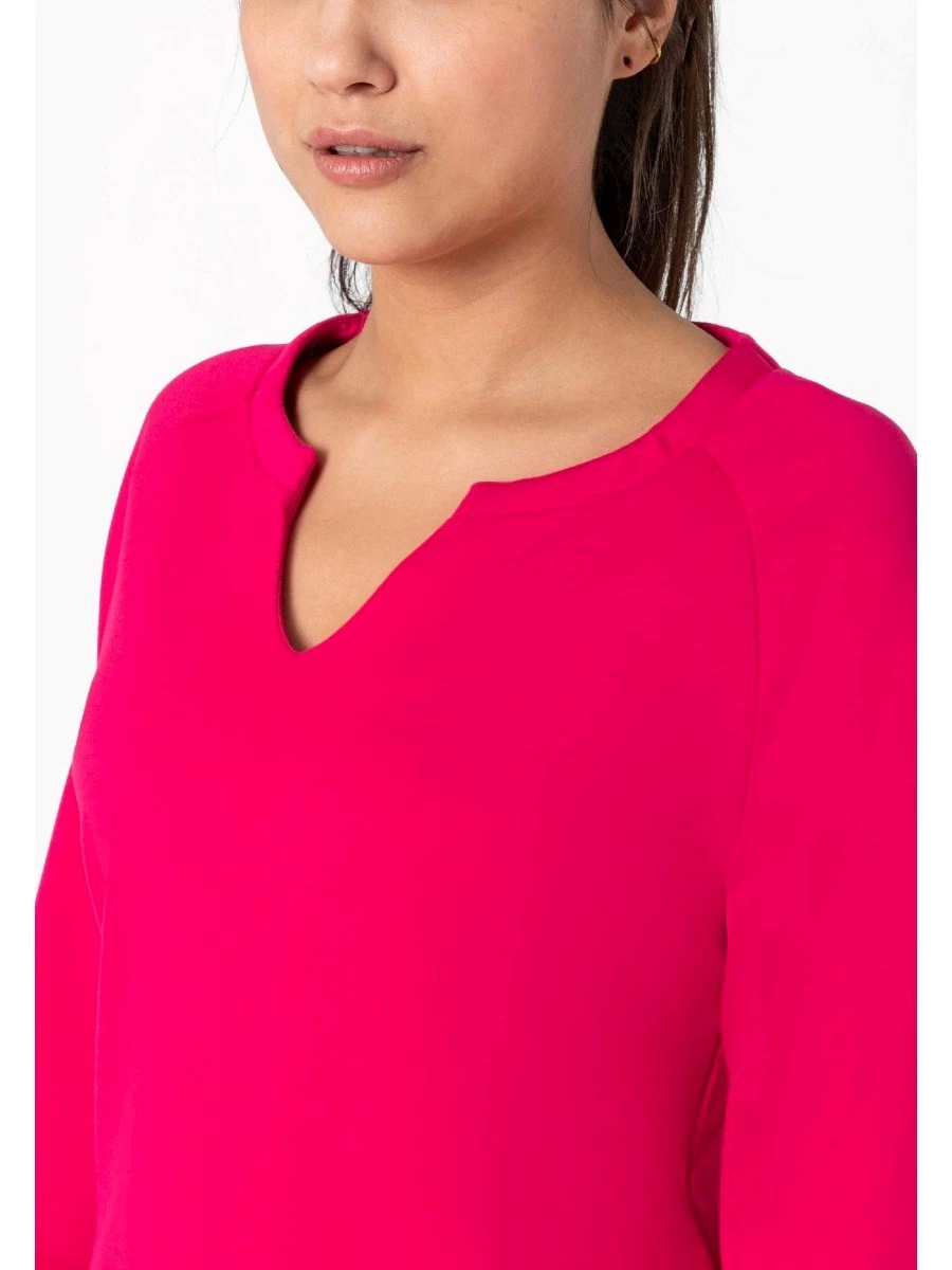 TIMEZONE RAGLAN 3/4 FELPA DONNA