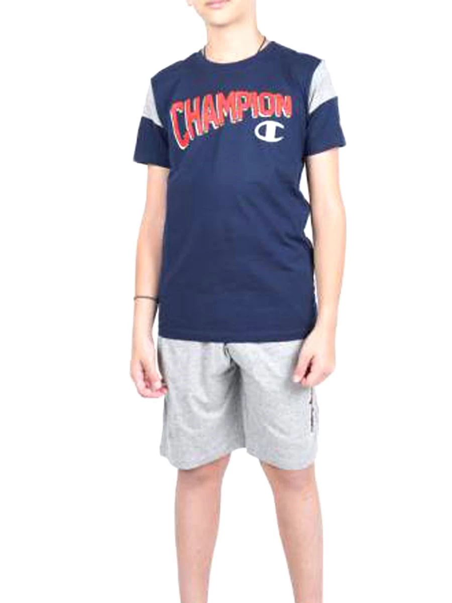 CHAMPION COORDINATO BOYS T-SHIRT+ BERMUDA