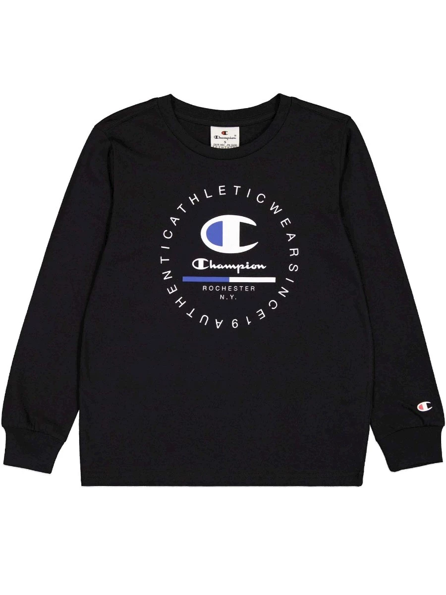 CHAMPION LONG SLEEVE CREWNECK T-SHIRT M/L BAMBINO