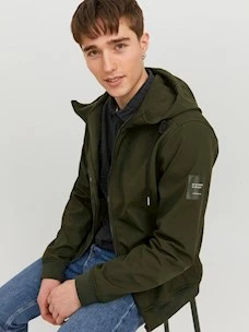 GIACCA SOFTSHELL JACK & JONES JJEBASIC SOFTSHELL HOOD NOOS