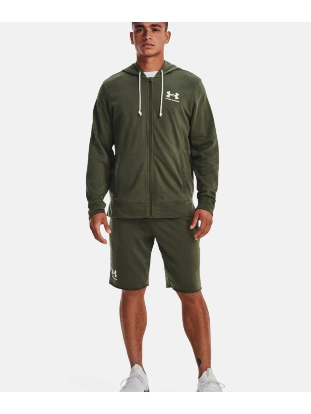 FELPA UOMO UNDER ARMOUR RIVAL TERRY LC FZ