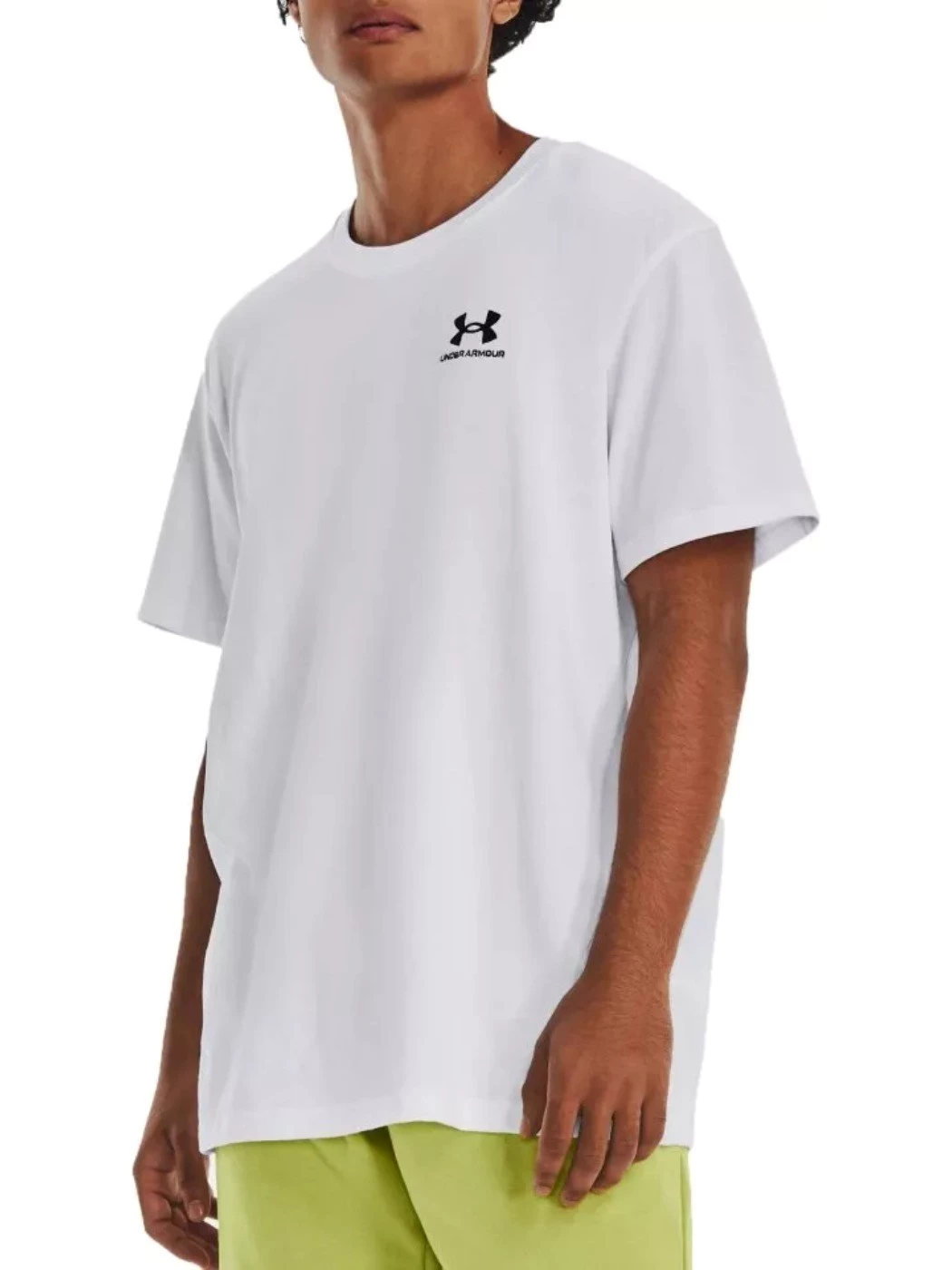 T-SHIRT UNDER ARMOUR LOGO EMBROIDERED HEAVYWEIGHT SS