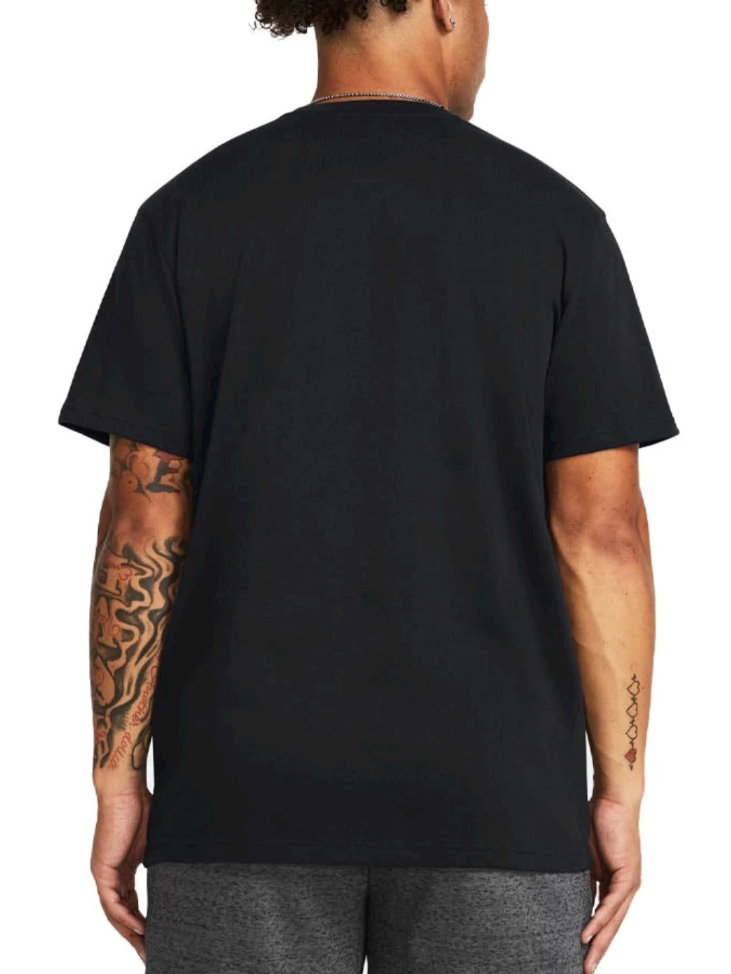 T-SHIRT UNDER ARMOUR HEAVYWEIGHT LEFT CHEST LOGO REPEAT