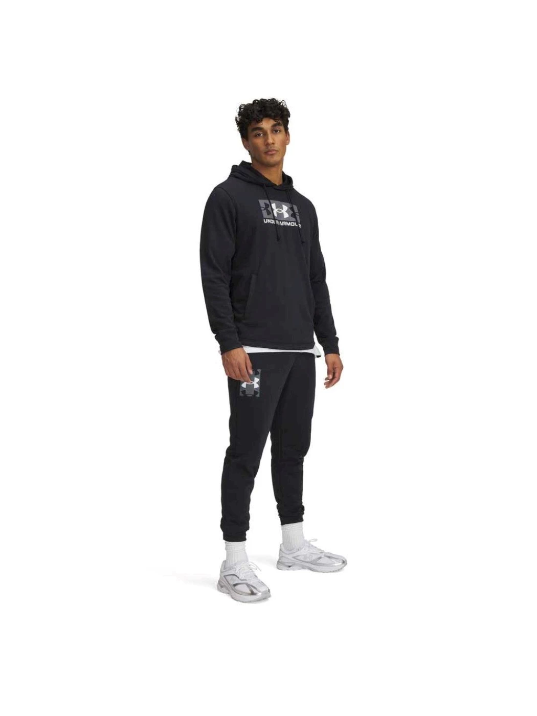 PANTALONE UOMO UNDER ARMOUR RIVAL TERRY LOGO JOGGER