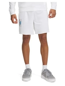 SHORT UOMO UNDER ARMOUR RIVAL TERRY LOGO 8in SHORT