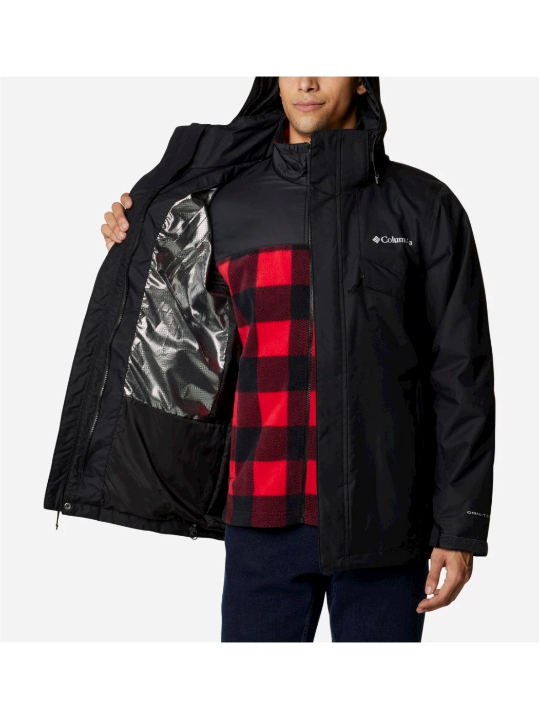 GIACCA IN PILE COLUMBIA BUGABOO II FLEECE INTERCHANGE JACKET