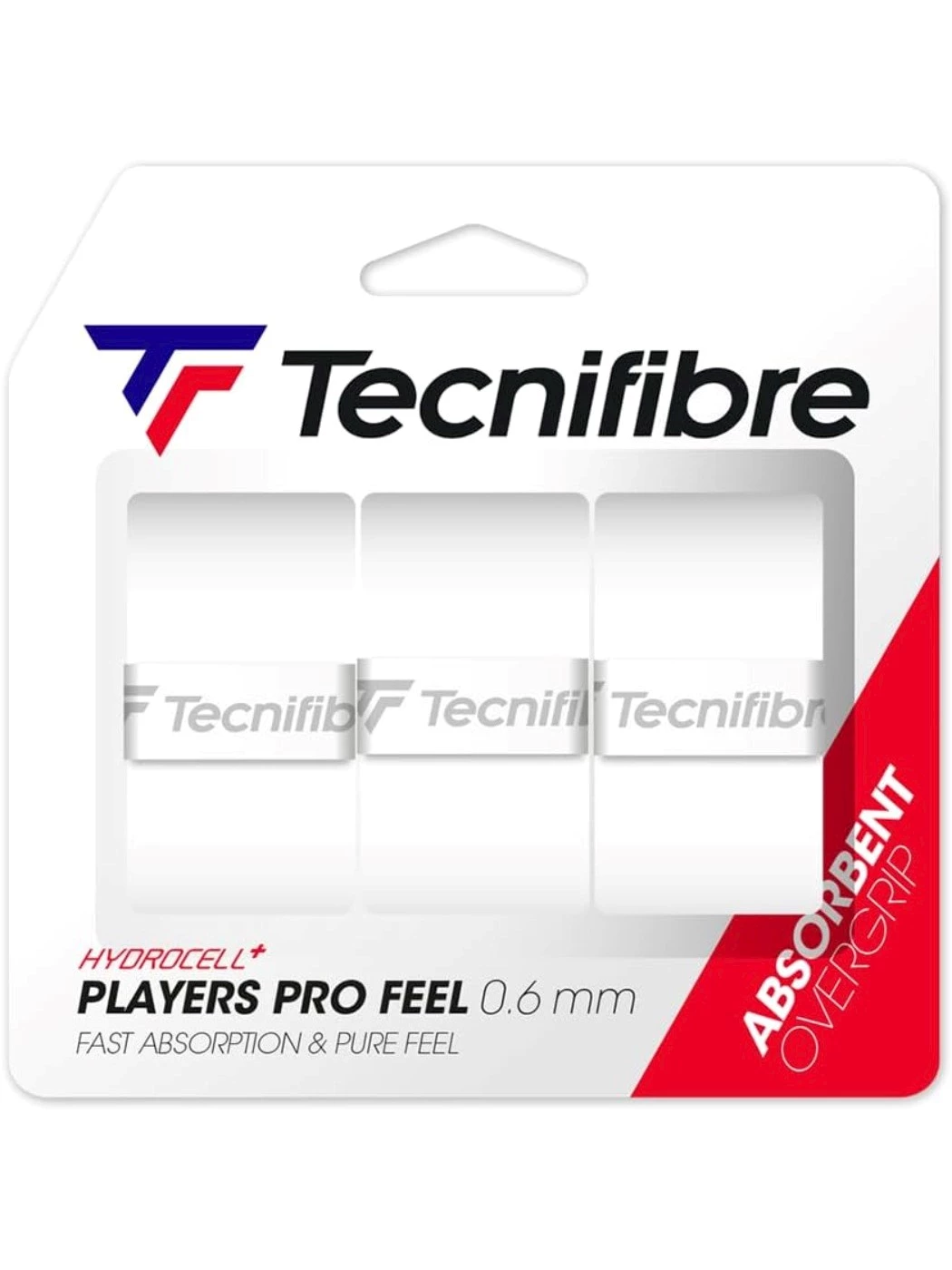 OVERGRIP TECNIFIBRE PLAYERS PRO FEEL BLANC